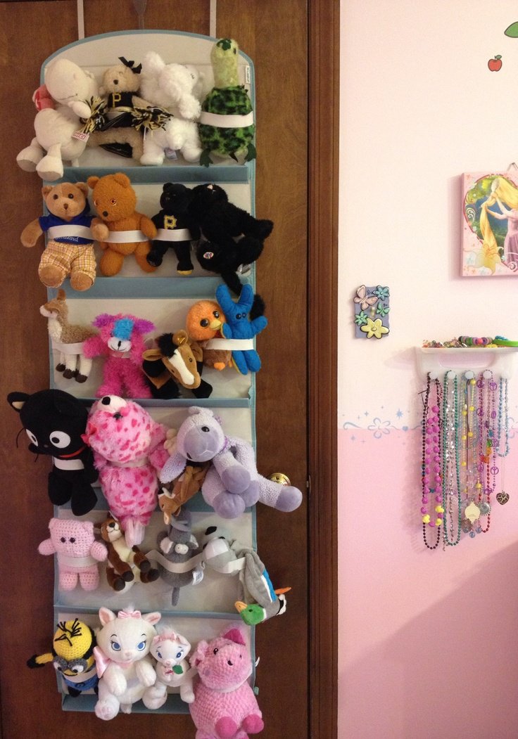 stuffed animal shelf